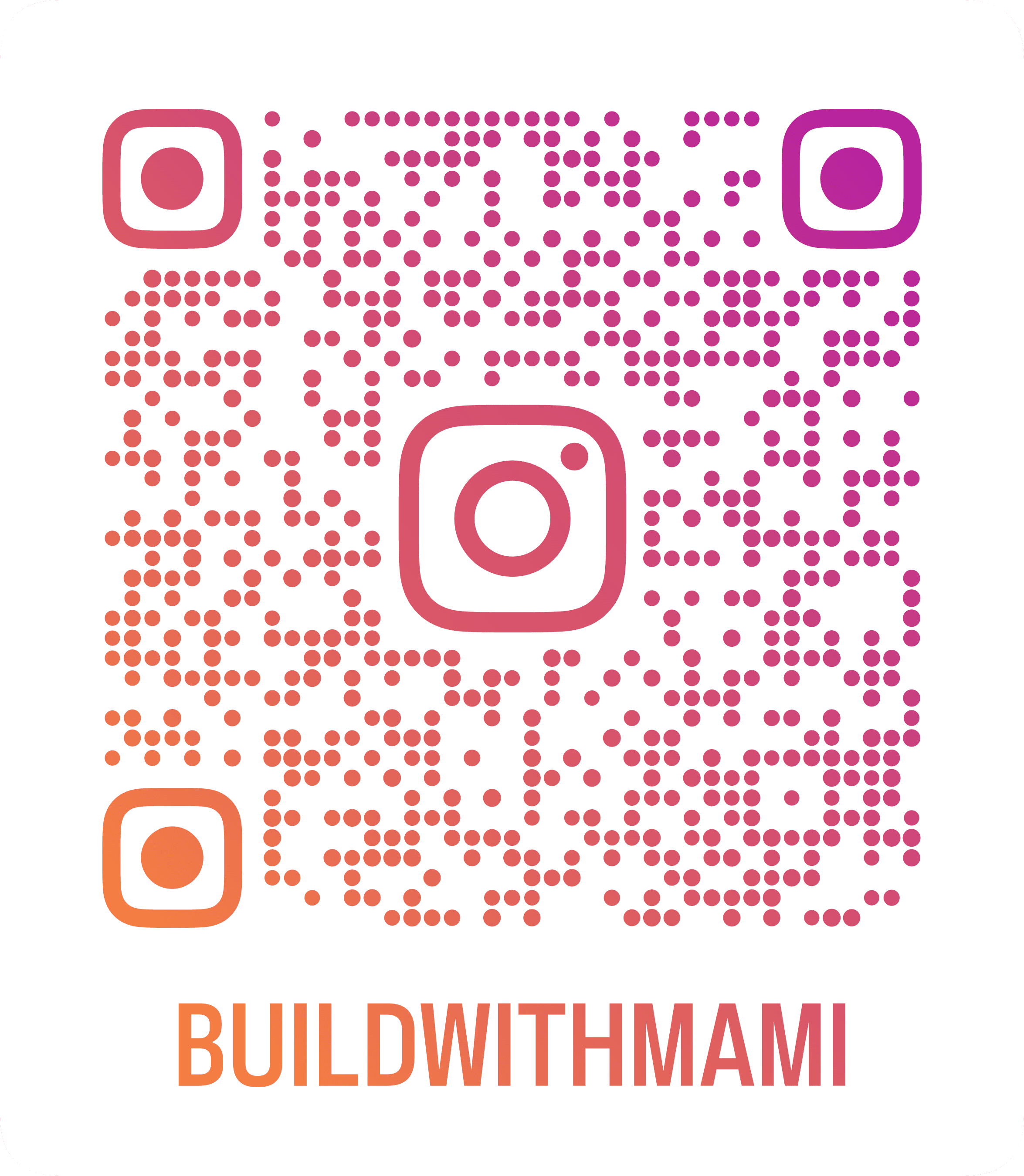 buildwithmami Instagram QR Code